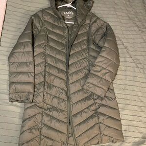Sebby Women's Olive Quilted Jacket